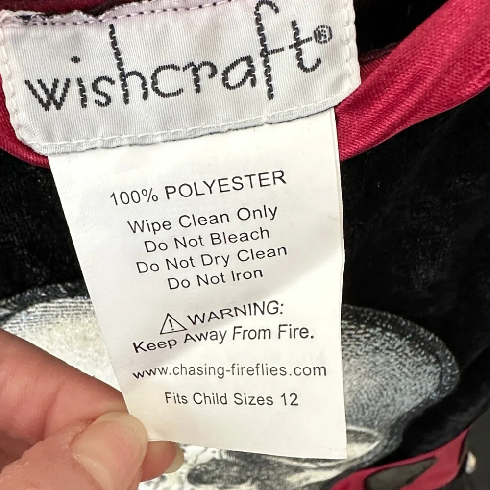 Chilling Skull Kids Costume - Black, red and White - Picture 2 of 6